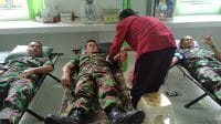 Bakti Kemanusiaan Prajurit KOARMADA III Dengan Donor Darah