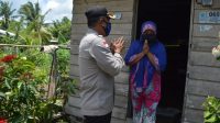 Polres Natuna Memberikan Tali Asih Berupa Sembako Dan Sosialisasi Ke Masyarakat