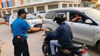 Tim Gugus Tugas Pencegahan Penyebaran Covid-19 Batam Terus Laksanakan Patroli dan Berikan Masker Gratis Kepada Masyarakat