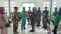 HUT Ke-70 Kodam I/BB, Kodim 0213/Nias Bagikan Paket Sembako ke Keluarga Besar TNI