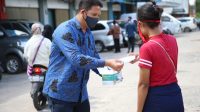 Hari Ini BP Batam Kembali Bagikan Masker Gratis untuk Masyarakat Batam Di Daerah Batu Aji Dan Sagulung