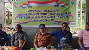 Kampung Waremu, Distrik Mbahamdandara Melaksanakan Musrembang 2021