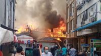 Breaking News.. Kebakaran Besar di Ruli Balakang BPJS Tenaga Kerja Nagoya