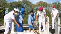Peringati Hari Dharma Samudera Danlantamal VIII Pimpin Ziarah di TMP Kairagi