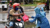 Menjelang Berbuka, Korcab IV DJA I Berbagi Paket Sembako