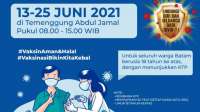 Stadion Tumenggung Abdul Jamal Jadi Pusat Vaksinasi, Warga Tinggal Bawa KTP