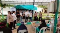 KAPOLSEK BATAM KOTA DAMPINGI WALIKOTA BATAM TINJAU PELAKSANAAN VAKSIN DOSIS KE-2 DI MASJID BUKIT INDAH SUKAJADI