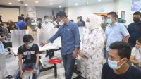 Vaksinasi di Temenggung Abdul Jamal Semakin Tertib, Rudi : Terimakasih TNI, Polri dan Masyarakat Batam