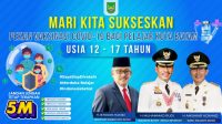 Vaksinasi untuk Remaja Dimulai, Rudi :  Upaya Kita Cegah Penyebaran Covid-19 Pada Anak