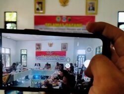 Sekda Kota Pangkalpinang Radmida Dawam bersama jajaran menerima Tim Supervisi Satgassus