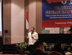 Selamatkan Generasi Muda Dari Narkoba, Adet Ajak Generasi Muda Kipan Pangkalpinang Isi Kegiatan Positif