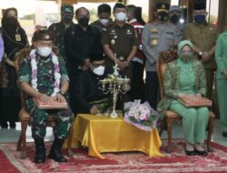 Kunjungan Perdana KSAD, Rudi Sambut Langsung Kedatangan Jenderal Dudung
