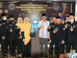 Jefridin Hadiri Pelantikan Pengurus Perjamu Kota Batam