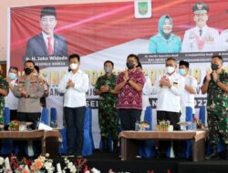 *Rudi Tinjau Vaksinasi Booster dan Ikut Konferensi Video Bersama Presiden Joko Widodo*