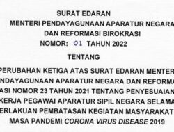 Gov’t Issues Circular on State Apparatus New Work System During PPKM