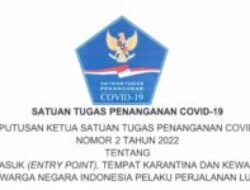 COVID-19 Task Force Issues New Decree for Indonesian Citizens Returning from Abroad