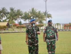 Awali Tugas Perdana di Natuna,  Danlanud RSA Pimpin Apel Khusus