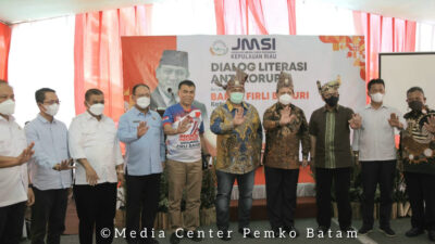 Rudi dan Amsakar Hadiri Peresmian Kantor JMSI Kepri