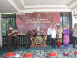 Balai Perdamaian Restorative Justice Diresmikan, Molen : Saya Bangga
