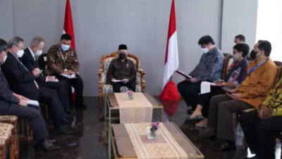 VP Ma’ruf Amin Talks With UN Secretary General Ban Ki-Moon