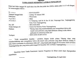 Edi, Ketua LSM Cindai Laporkan Pengusaha Moi Ceng ke Mapolres Tanjungpinang