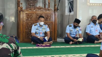 Peringati HUT TNI AU ke-76, Danlanud RSA Pimpin Doa Bersama
