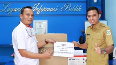 Dukung Pembangunan Smart Room Center PGK, Faznet Serahkan Bantuan CSR ke Diskominfo