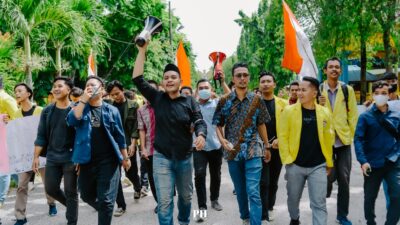 Aliansi Mahasiswa Asahan Aksi Demo Di Kantor DPRD