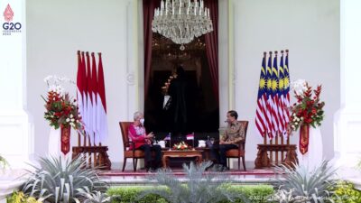 President Jokowi Receives Courtesy Call from Malaysian PM Ismail Sabri Yaakob