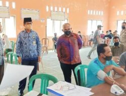 Ketua Komisi I Pantau Vaksinasi