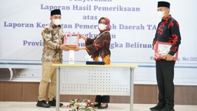 Pemkot Pangkalpinang Kembali Raih Opini WTP Lima Kali Berurutan
