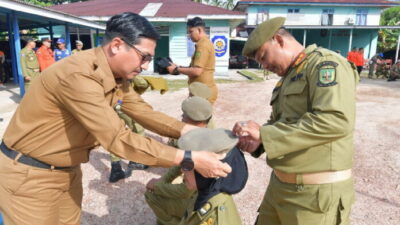26 Anggota Satpol PP, di Lakukan Pembaretan Oleh Sekda Natuna