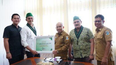Wali Kota Molen Terima Kunjungan HMI Sumbagsel Di Ruang Kerjanya