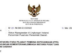 Gov’t Orders Personnel Supervisor Officials to Determine Non-ASN Employment Status