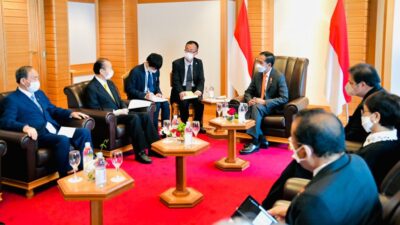 President Jokowi Meets Chairperson of Japan-Indonesia Parliamentary Friendship League