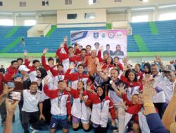 Seputar POPDA Babel 2022, Tim Bola Voli Putra Pangkalpinang Raih Medali Emas