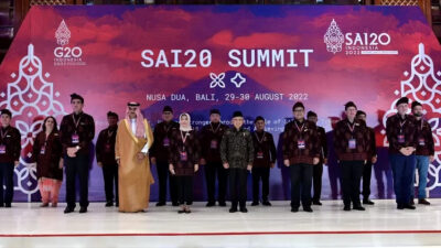 VP Ma’ruf Amin Delivers Three Points in SAI20 Summit