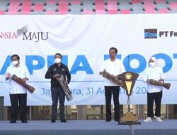 President Jokowi Launches Papua Football Academy