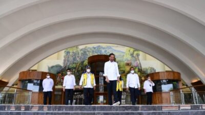 President Jokowi Inspects TMII Renovation Progress