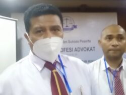 Anggelinus Ikuti Ujian Profesi Advokasi Diselenggarakan PPKHI Angkatan Ke lll