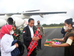 President Jokowi Arrives in Maluku for Working Visit