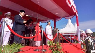 Daeng Amhar Bacakan Teks Proklamasi Saat HUT Kemerdekaan RI Ke 77