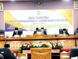 Seluruh Fraksi DPRD Natuna Setujui APBD-P Tahun 2022