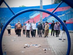 Tinjau Stadion Kanjuruhan, Presiden: Perbaiki Tata Kelola Persepakbolaan Indonesia