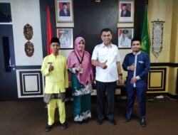 Diruang Kerjanya, Bupati Natuna Sambut Kunjungan Siswa MAN 1