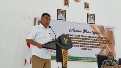Bupati Natuna, Janji Usahakan Nasib Honorer Jadi P3K