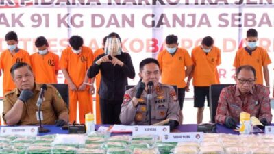 Polda Riau Berhasil Sita 800 KG Sabu