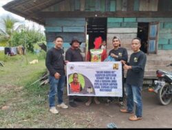 Hari Bakhti PUPR ke 77, PUPR Bersama PWRI-B Bagikan Sembako Kepada Warga Kurang Mampu