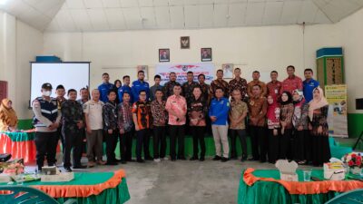 Bersama Rodial Huda, Bupati Hadiri Pelantikan KNPI Kecamatan Bunguran Tengah