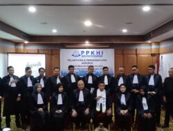 Setelah Pelantikan Hari Ini, Besok PPKHI Batam Pengambilan Sumpah di Pengadilan Negeri Kepulauan Riau
